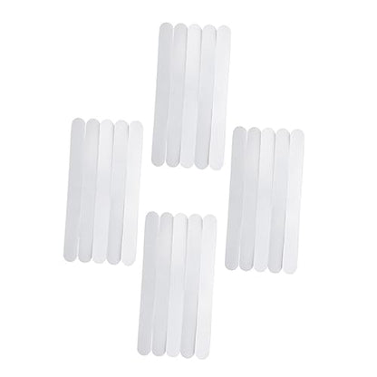TEHAUX 4sets Slip Mat Skid Shower Stickers Skid Bathtub Stickers Self-Adhesive Strips Strong Adhesive Stair Tape