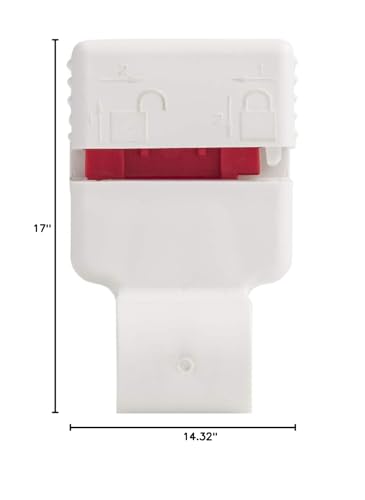 Centoco Round Toilet Seat, Lift & Clean, Slow Close, USA, White | Lift Off, Closed Front, Cover, Plastic, Made in the USA, 3700SCLC-001 - color: White, size: Round, style: Lift and Clean and Slow Close