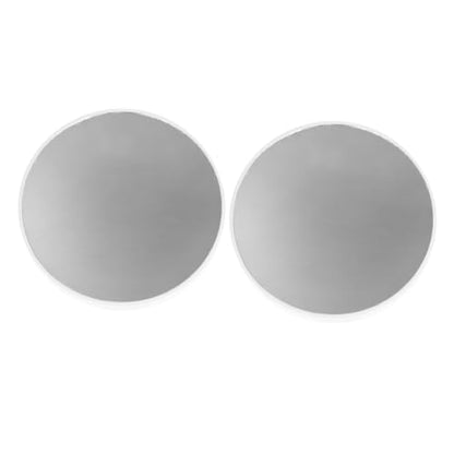Mikinona 2pcs Suction Cup Magnifying Mirror Lighted Makeup Mirror Magnification Wall Mount for Bathroom
