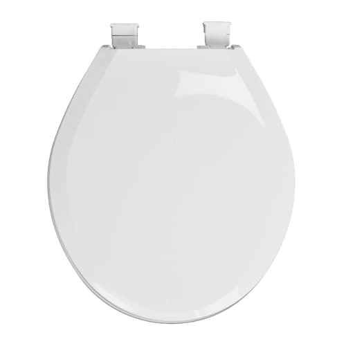 Centoco Lift & Clean, Slow Close Round Toilet Seat, 4100LC-001, USA, White | Lift-Off, Cover, Plastic, Made in the USA - color: White, size: Round, style: Lift and Clean