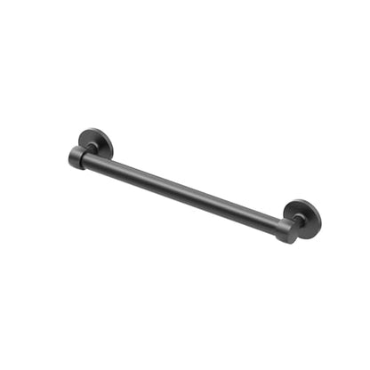 Gatco 621MX Gibson 18" L Grab Bar, Matte Black/ADA Compliant Stainless Steel Safety Grab Bar for Bathroom - color: Matte Black, size: 18''L