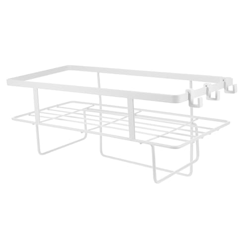 ULTECHNOVO Toilet Shelf Over The Toilet Shelf Bathroom Rack Iron Organizer Easy Install