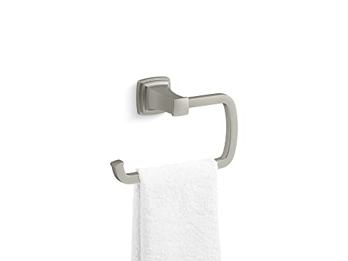KOHLER RIFF™ TOWEL RING - color: Vibrant Brushed Nickel, style: Towel Ring
