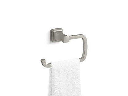KOHLER RIFF™ TOWEL RING - color: Vibrant Brushed Nickel, style: Towel Ring
