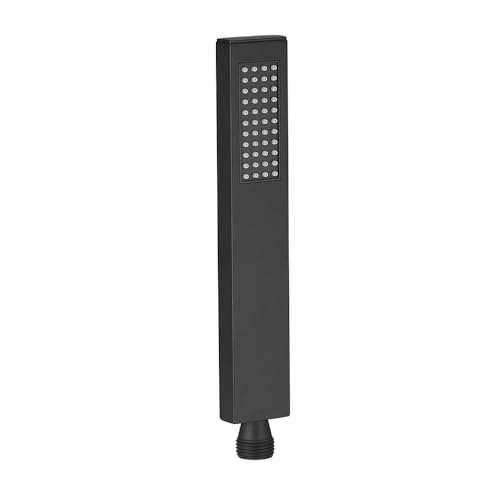 Hand Shower Wand Handheld Shower Spray High Pressure Single Function Luxury Hand Showerhead Matte Black - color: Matte Black, style: Square