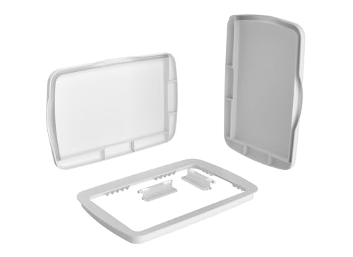 Rev-A-Shelf 32 Qt Under Sink Garbage Can Lid for Base Kitchen and Bathroom Cabinet, Replacement Plastic Trash Bin Lid Only, White, RV-32-LID-1-40 - color: White, size: 32 QT