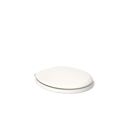 " KOHLER 20455-96 Ridgewood Round Soft Close Toilet Seat, Quiet-Close, Wood Toilet Seat, Home Essentials, Biscuit" - color: Biscuit