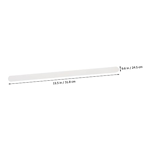 SOLUSTRE 36pcs Slip Tape for Bathroom Safety White Shower Stickers Non Skid Strips Bathtub Stickers Adhesive Bath Treads - size: 38X2cm