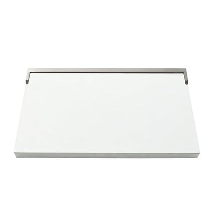 Transolid Preston Flip-Up Fold-Down Wall-Mount ADA Compliant Padded Shower Seat, 26 in. W x 15 in. D, White and Brushed Stainless, PPS1526UP-01BS - color: White/Brushed Stainless, size: 15"x26"