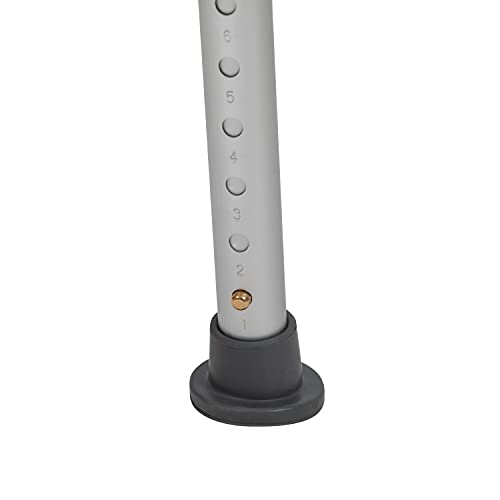 Flash Furniture HERCULES Series 300 Lb. Capacity Adjustable Gray Bath & Shower Chair with Quick Release Back & Arms - color: Grey