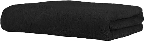 LA' HAM MAM FINE LIVING Luxury Turkish Cotton Towels Easy Care, Extra Soft & Absorbent, Hotel & Spa Quality, Kitchen & Bathroom Turkish Towels Bath Sheet (Oversized 40"x80"), Black - color: Black, size: Bath Sheet (Oversized 40"x80")