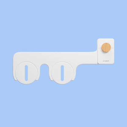 TUSHY Fresh Dual Nozzle Cool Water Bidet, Bamboo Knob | Ultra Slim Toilet Seat Attachment, Non-Electric, 180° Front and Rear Wash, Self-Cleaning, 10 Minute DIY Install - color: Bamboo Knob, style: Dual Nozzle