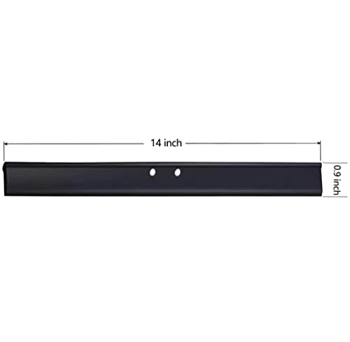 2PCS Replacement Silicon Rubber Squeegee Blade, 14 Inch (Black) - color: Black