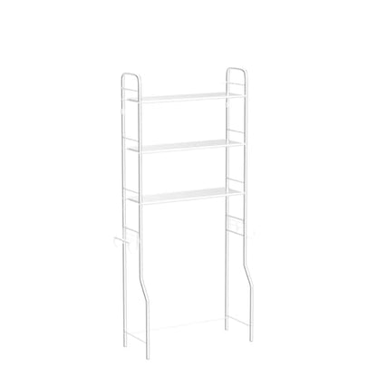 susunnus Over The Toilet Storage 3 Tier,Stainless Steel,for Toilet,Bathroom | Freestanding Space Saver,Rust Proof,with Anti-slip Feet,Paper Rolling and Towel hooks,Bathroom Shelf Over Toilet,Laundry Rack - size: X-size