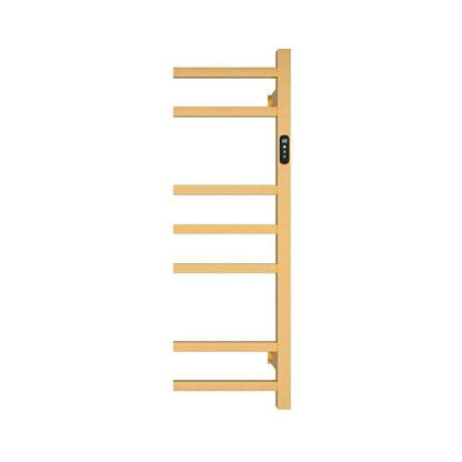 7 Bar Wall Mounted Electric Towel Warmer Racks with Timer & Temperature Multi-Level Adjustable
