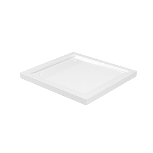 OVE Decors 40x36" Shower Base, White - size: 40 x 36, style: Side Drain