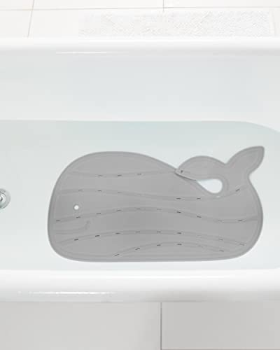 Skip Hop Non-Slip Baby Bath Mat, Moby, Grey - color: Moby Non-slip Bath Mat