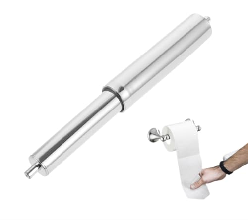 Toilet Paper Holder Roller Spindle Replacement Rod PP Spring Loaded Paper Holder Insert for Bathroom