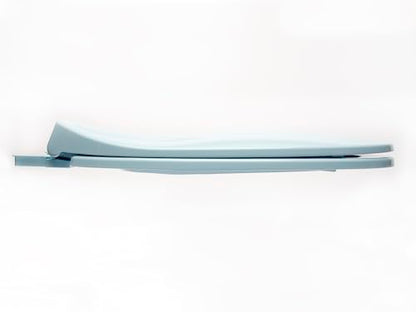 2Q1E6-40 Builder Grade Slow Close Plastic Toilet Seat with Vari Adjust Lok-Down R'N'C Hinge and Quik-Lok Mounting Hardware, Elongated, Dresden Blue - color: Dresden Blue, style: Elongated