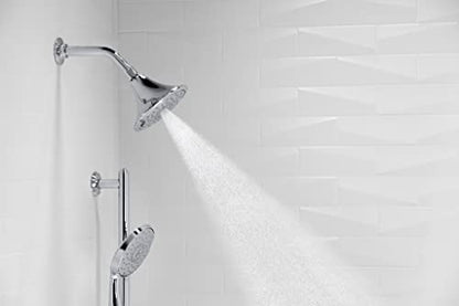 KOHLER 22169-BV Forte Multifunction Showerhead, Wall-Mount, 3 Spray Settings, 2.5 GPM, Vibrant Brushed Bronze - color: Brushed Bronze, size: 2.5 GPM