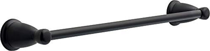 Franklin Brass 5-Piece Matte Black Bathroom Set (2) Towel Racks, Ring, Toilet Paper Holder, Hook | Kinla Bath Accessories - color: Matte Black, style: 5-Piece Bath Accessory Set