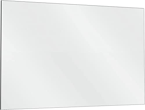 36x60 Inch Rectangle Frameless Bathroom Vanity Mirror with Beveled Edge - Shatterproof Wall Mounted Decorative Glass with Safety Backing for Living Room Bedroom Hallway Entryway - Fab Glass and Mirror - size: 36"L x 60"W, style: Rectangle