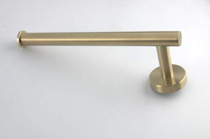 TocTen Hand Towel Holder/Towel Ring - Thicken SUS304 Stainless Steel Bathroom Hand Towel Bar, 9Inch Heavy Duty Wall Mounted Towel Rack Hanger (Brushed Gold) - color: Gold, size: 9 In-Round