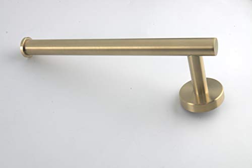 TocTen Hand Towel Holder/Towel Ring - Thicken SUS304 Stainless Steel Bathroom Hand Towel Bar, 9Inch Heavy Duty Wall Mounted Towel Rack Hanger (Brushed Gold) - color: Gold, size: 9 In-Round
