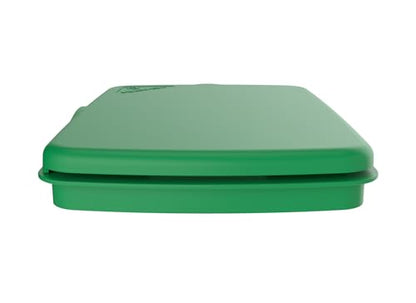 Rev-A-Shelf 32 Qt Under Sink Garbage Can Lid for Base Kitchen and Bathroom Cabinet, Replacement Plastic Trash Bin Lid Only, Green, RV-32-LID-G-1-40 - color: Green, size: 32 QT