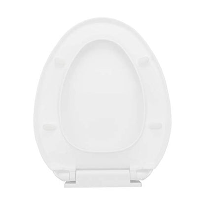 Renovators Supply Manufacturing White Plastic Soft Close Toilet Seat Elongated Slow Close Toilet Seat With Adjustable Mounting Hardware Pack Of 3 - color: White, size: Pack of 3