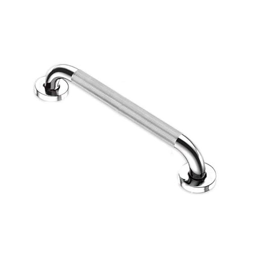 Stainless Steel Shower Grab Bar with Textured Grip Safety Handrail for Seniors and Disabled Support (60cm/24in) - size: 60cm/24in