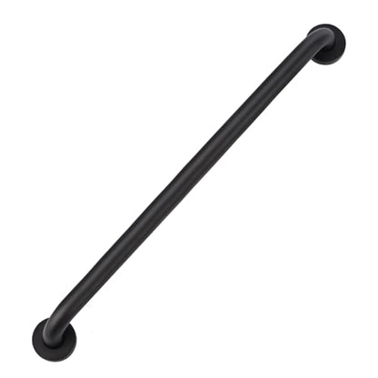 supregear Grab Bars for Wall, Bathroom Shower Handle for Seniors, 1 Inch Diameter 201 Stainless Steel Safety Hand Rail, Wall Mounted Toilet Bathtub Support, Black Finish, 20 Inch - size: 24 Inch