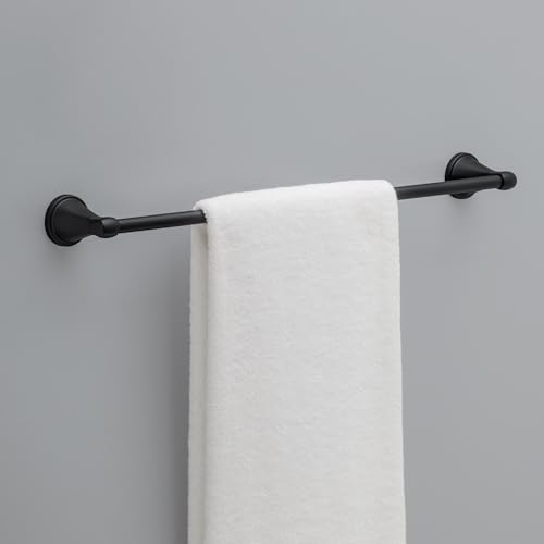 Delta Faucet Becker (1-Pack) 24" Bathroom Towel Rack/Bar, Matte Black, Wall Mounted BCK24-MB - color: Matte Black