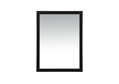 Envision, Aqua Vanity Mirror 48X36 Inch in, Modern, Black - color: Black, size: 36"L X 48"W