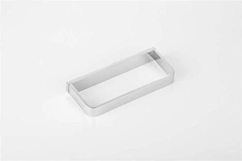 Flybath Towel Ring Solid Brass Polished Chrome Wall Mount for Bathroom | Square, Rust-proof, Heavy Duty, Sturdy, Easy to Fit, Stylish Silver Hand Towel Holder, Kitchen Bath Small Towel Hanger 7.87''