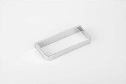 Flybath Towel Ring Solid Brass Polished Chrome Wall Mount for Bathroom | Square, Rust-proof, Heavy Duty, Sturdy, Easy to Fit, Stylish Silver Hand Towel Holder, Kitchen Bath Small Towel Hanger 7.87''