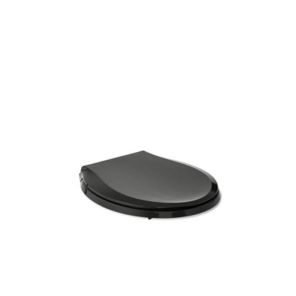 KOHLER 4639-RL-7 Cachet ReadyLatch Round Toilet Seat Soft Close, Black - color: Black, size: Round