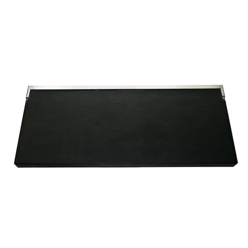 Transolid Preston Flip-Up Fold-Down Wall-Mount ADA Compliant Padded Shower Seat, 34 in. W x 15 in. D, Black and Brushed Stainless, PPS1534UP-09BS - color: Black/Brushed Stainless, size: 15"x34"