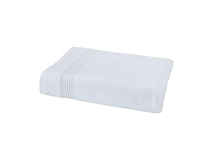 Milara Plush Turkish Cotton Bath Sheet, White, 700 GSM, 35x70 in | Oversized 35x70in, 700 GSM Turkish Combed Cotton, Air-Spun for a Plush Feel, OEKO-TEX® Standard 100 Certified - color: White, size: Bath Sheet (1 Pcs) - 35" x 70"