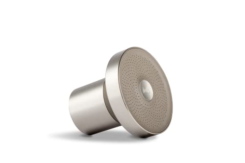 Jolie Filtered Showerhead, High Pressure Shower Filter, Brushed Steel | Clinically Tested to Reduce Hair Shedding, Protect Colored Hair, Soothe Dry Skin and Dandruff; Skincare Accessory - color: Brushed Steel