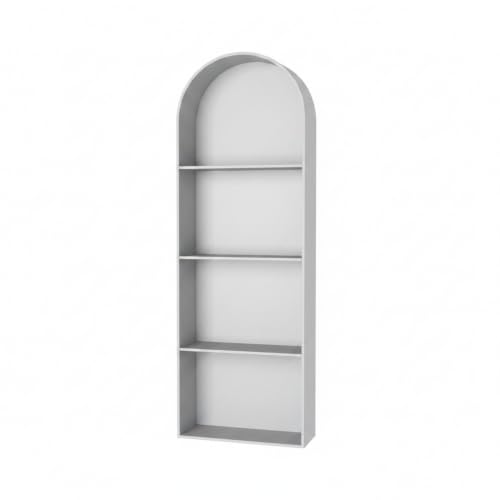 Recessed Shower Niche Stainless Steel, 11.8 x 4.7 x 3.9 Inch Arched Wall Shelf for Bathroom Storage, Rust-Resistant Built-in Insert (1 Pack) - color: Metallic