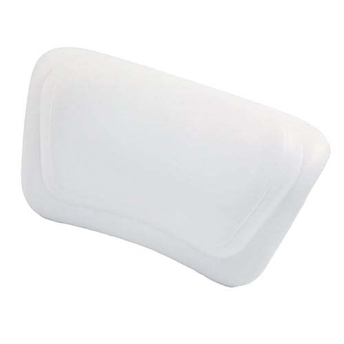 VICASKY PU Bath Pillow with Strong Suction Cups for Neck and Back Support Durable Soft Sponge Bathtub Cushion for and Home