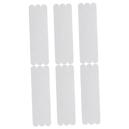 TIDTALEO Anti-Slip Tape for Bathroom Waterproof Adhesive Bath Safety Strips 2cm x 0cm Non-Slip Stickers for Bathtubs Showers and Floors - size: 6 pcs