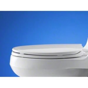 KOHLER K-4774-96 Brevia Elongated Toilet Seat with Quick-Release Hinges And Quick-Attach Hardware For Easy Clean, Biscuit - color: Biscuit, size: Elongated