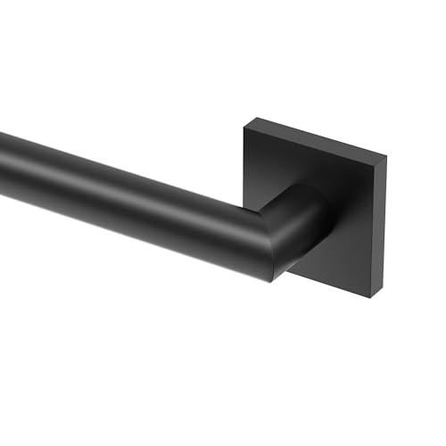 Gatco 664MX Glam Too Grab Bar, 36 Inch ADA Compliant Bathroom Safety Rail for Shower & Bathtub, Stainless Steel, Matte Black - color: Matte Black, size: 36 Inch
