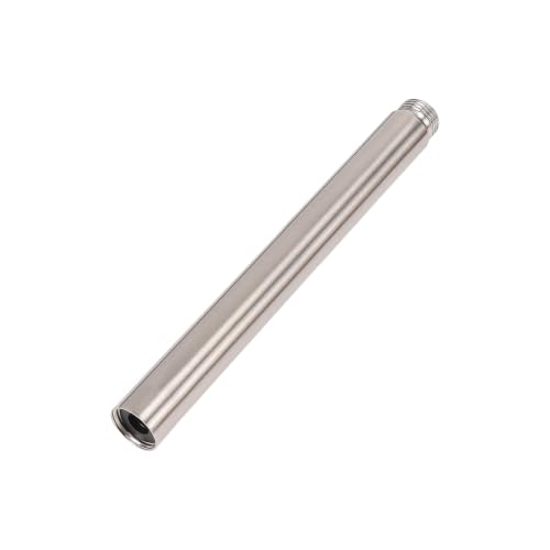 Shower Head Extension Arm, Shower Extender Water Outlet- Lowers Existing, Shower Pipe Extension for Bathroom, Made of Solid Metal Stainless Steel(8 Inch, Brushed Nickel) - color: Brushed Nickel, style: 8 Inch