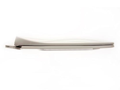 2Q1E6-81 Deluxe Slow Close Plastic Toilet Seat with Vari Adjust Lok-Down R'N'C Hinge and Quik-Lok Mounting Hardware, Elongated, Ice Gray - color: Ice Gray, style: Elongated