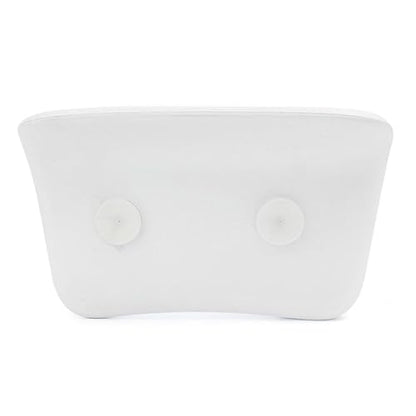 VICASKY PU Bath Pillow with Strong Suction Cups for Neck and Back Support Durable Soft Sponge Bathtub Cushion for and Home
