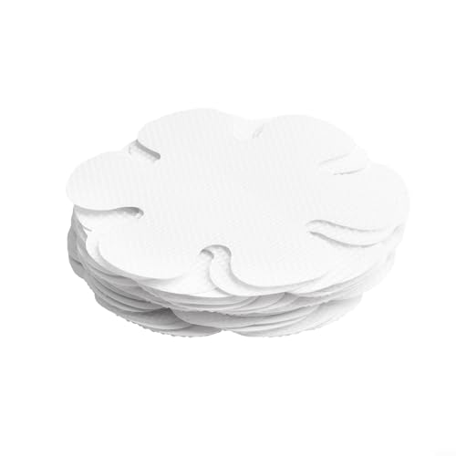 20 Pack Non-Slip Shower Stickers 3.1 Inch, Clear PEVA Anti-Slip Safety Treads for Bathtub and Bathroom Floors, Easy Peel and Grip Decals for Wet Surfaces