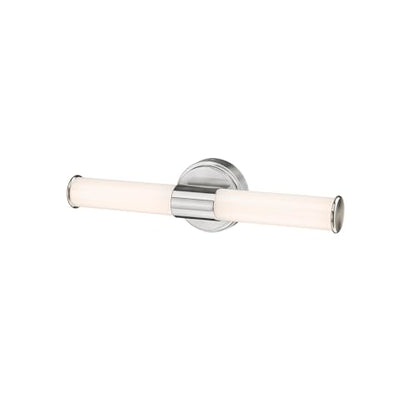 ML Lighting 2220-BN Trumann 1-Light Vanity, LED Brushed Nickel - color: Brushed Nickel, size: 18-Inch